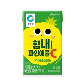 청정원 힘내 파인애플씨 135ml 32개입 1BOX 주스