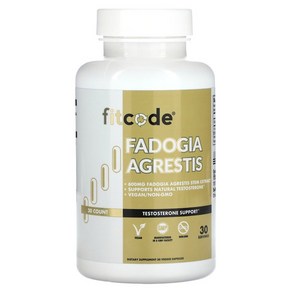 핏코드 Fadogia Agestis 600mg 30 카운트, 1개, 30정