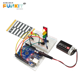 (초급학습키트) 아두이노 신호등만들기 무드등만들기 가로등만들기, 슬림형, 1개