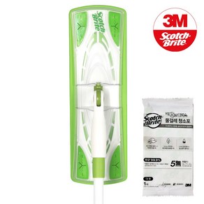 3M 스카치브라이트 막대걸레 대형 + 물걸레1매 + 훅걸이1p