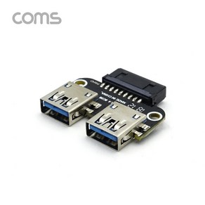 BT936 Coms 메인보드 20핀 / USB 3.0 좌우 2포트 젠더, 본상품선택