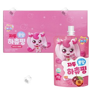 해호 캐치티니핑 음료수 100ml 하츄핑 자두+ 빛나핑 사과, 10개