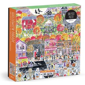 Michael Stoings Halloween Paade 500 Piece Puzzle, Michael Stoings Halloween .., Galison, Michael Stoings(저), Galison