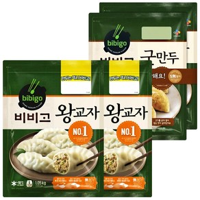 비비고 왕교자 1.05kg x 2개+신비비고 군만두 450g x 2개, 4개, 450ml