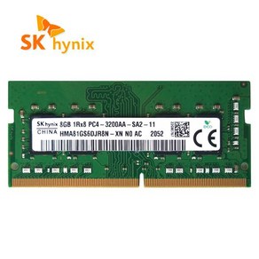 SK 하이닉스 DDR4 8GB 3200MHz RAM 1Rx8 1Rx16 PC4-3200AA 1.2V 노트북 메모리 SODIMM 미니 호스트, 01 8GB 3200AA, 한개옵션1