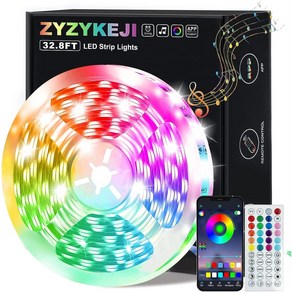 txzzy 방수 RGB LED 간접 줄조명 10m, 1개, 채색