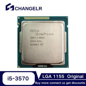 프로세서 코어 i53570 SR0T7 4 스레드 FCLGA1155 CPU 22nm 38GHz 6Mb L3 데스크탑 i5 3570