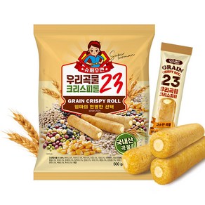 슈퍼우먼 우리곡물23 크리스피롤, 2개, 500g