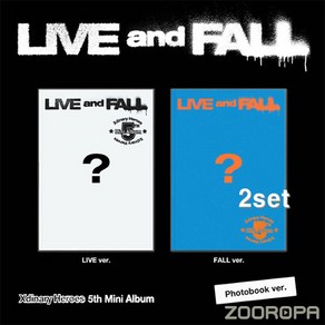 [2종세트] Xdinary Heroes 엑스디너리 히어로즈 LIVE and FALL 5집 포토북 미니앨범