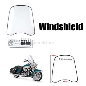 오토바이 윈드스크린 쉴드 windpoof univesal clea font pc windshield windsceen fo Motocycle motobike, 1개