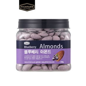 리치팜너트 블루베리아몬드, 340g, 7개