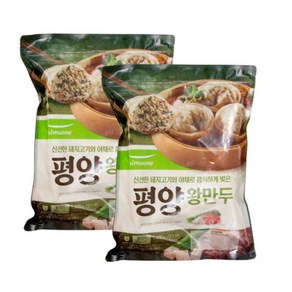 (냉동)[풀무원]평양왕만두1.4kg+김치왕만두1.4kg, 1.4kg, 2개