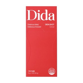 디다 Dida shot 디다샷 디도샷 내돈내산 후기 디도 효능 다다 샷 효과 14포, 84g, 1개