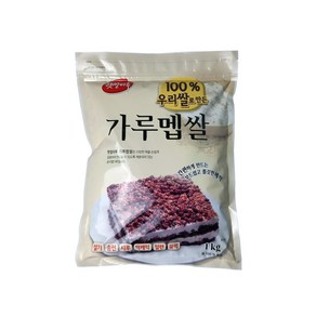 가루멥쌀 1kg 습식 쌀가루 햇쌀마루 떡 케이크 베이킹재료 하나베이킹푸드, 1개