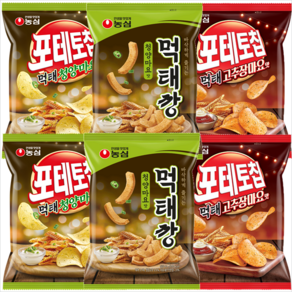 농심 먹태깡60g 포테토칩먹태청양마요맛50g 포테토칩먹태고추장마요맛50g, 1개, 60g