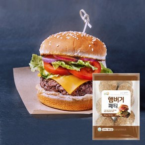 굿프랜즈 햄버거패티 2500g(패티50장), 1개, 2500g