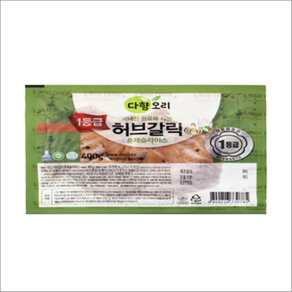 다향 허브갈릭 훈제오리(냉장 슬라이스) 400g, 1개