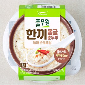 골든싸이]풀무원_한끼몽글 들깨순두부탕 270g 2개