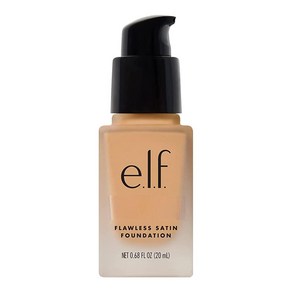 E.l.f. 플로우레스 피니시 파운데이션 앨러배스터 0.68 Fl Oz 20mL, 0.68 Fl Oz (Pack of 1), 토피, 1개