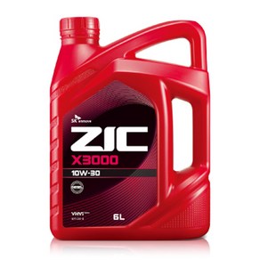 ZIC X3000 10W30 6L 디젤차량 엔진오일, ZIC X3000 (6리터), 1개