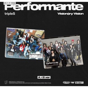 [CD] tipleS (트리플에스) - 정규앨범 : Visionay Vision＜Pefomante＞[A ve.] : 72p 북클릿 + 더블 클래스 ...