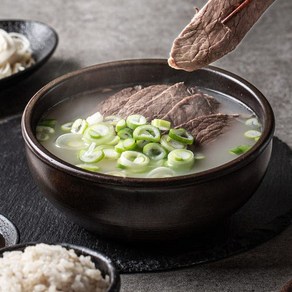 80년전통맛집 무수옥 한우설렁탕 사골곰국 고기포함 한우곰탕 간편식 아이국 (국물+고기 680g)3세트 [원산지:국산], 3개, 680g