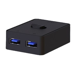 USB KVM 스위치 컴퓨터 용 USB 스위처 2 방향 키보드 마우스 스캐너 프린터 공유 스위처 상자, 3.0, 2) fo 3.0, 1개