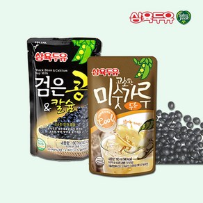 삼육두유 검은콩칼슘+미숫가루두유 70팩 콤보세트 (40팩+30팩구성), 190ml, 70개