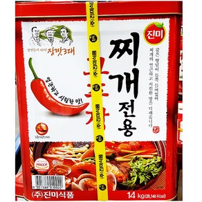 진미식품 찌게용고추장 진미 14kg