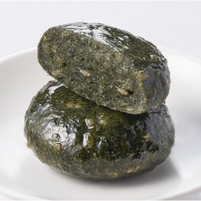 [올림픽떡집] 유기농 현미 밥알쑥떡, 소금간O설탕간O (저염저당), 16개, 1kg