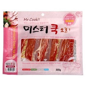 도그펜시아 미스터쿡 강아지 간식 스테이크, 오리, 300g, 15개