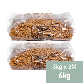 웰빙코리아 참미니꽈배기 3kg x 2봉 1박스(대용량), 2개