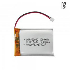 DTP 리튬폴리머 803040 3.7V 1000mAh, 1개, 1개입