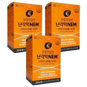 종근당건강 관절연골엔 난각막NEM, 60정, 3박스