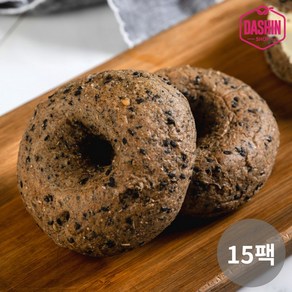 [주문 후 제빵] 통밀당 천연발효 통밀흑임자빵 120g(2개입) / 아르토스베이커리 비건빵, 15개, 120g