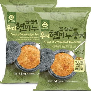 농부의선물 돌솥밥 현미누룽지 1.5kg 2봉, 2개