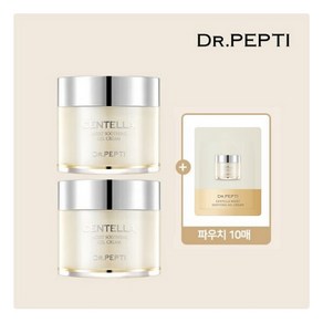 [제이앤코슈] 닥터펩티 센텔라 모이스트 수딩 젤 크림 EX 70ml x2개 (+1.2ml 파우치 10매), 1개, 상세 설명 참조