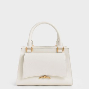 CHARLESKEITH HUXLEY 헉슬리 트라페즈 토트 백 【재입고】(CREAM)