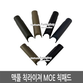 MAGPUL CHEEK RISER 맥풀 칙라이져 Magpul CTR MOE Cheek Rise 칙패드, MAG326-GRY*0.5 그레이, 1개