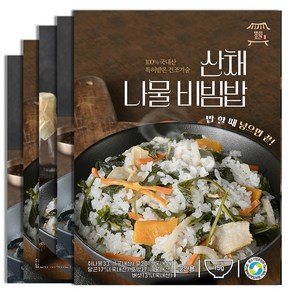 국내산나물 5종 맛보기세트 곤드레 산채 취나물 무시래기 뽕잎 나물밥 건나물 비빔밥 영양밥