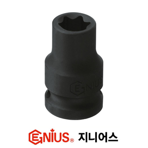 지니어스 임팩 별소켓 1/2인치 E-8, 별소켓 1/4인치, E-11, 1개