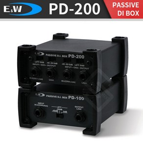 E&W PD-200 2채널 패시브 다이렉트박스 PD202 DI BOX