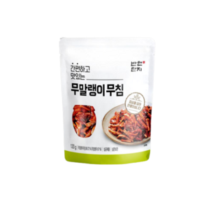 무말랭이무침 반찬단지 120g, 1개