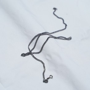 실버웍스 3미리 베이직 실버 체인 목걸이 은목걸이 (앤틱) 3mm Basic Chain AT SilverNecklace