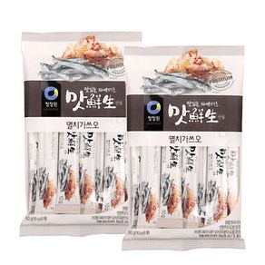 청정원 맛있는 자연재료 맛선생 멸치가쓰오 80g 스틱, 2개