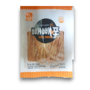 (한진) 빼빼어포 오리지널 24g, 6개
