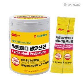 코오롱제약 락토메디 생유산균(30포 단품), 30g, 6개