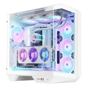 2025년 1월 검증완료 추천PC 9800X3D RTX4070 Ti S 게이밍 본체 조립 컴퓨터 GY111, GY114, Fee DOS, 1TB, 32GB, 화이트