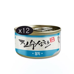 진수성찬 고양이캔 참치 80g x12캔, 12개