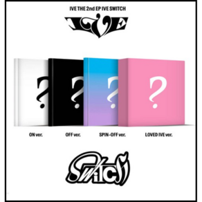 [IVE] [특전 포토카드3+포스터3+키링] 아이브 미니 2집 4종 세트 IVE SWITCH / 포토북4종+포토카드4종+접지하트카드3종+엽서세트+스티커